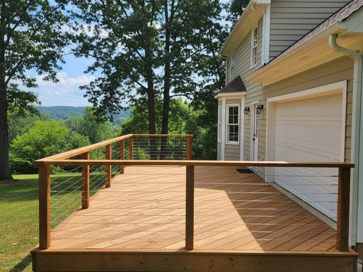 Deck Railing Installation & Repair completed by Absolute Deck Solutions in Olive Branch, TN