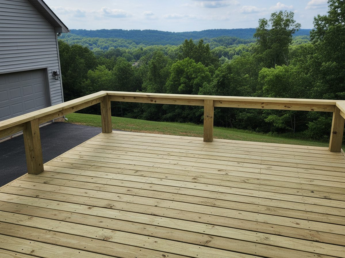 Screened-In Deck Construction completed by Absolute Deck Solutions in Olive Branch, TN