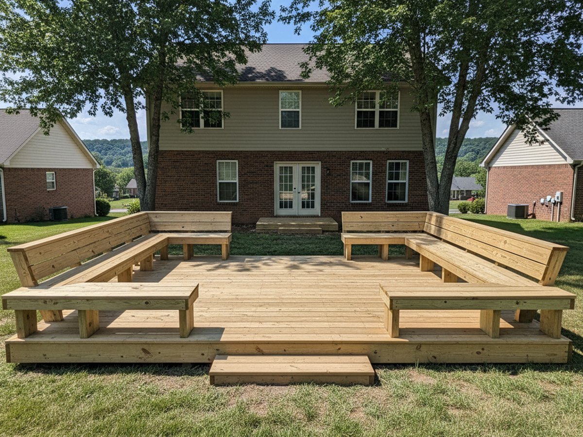 Multi-Level Deck Construction completed by Absolute Deck Solutions in Cordova, TN