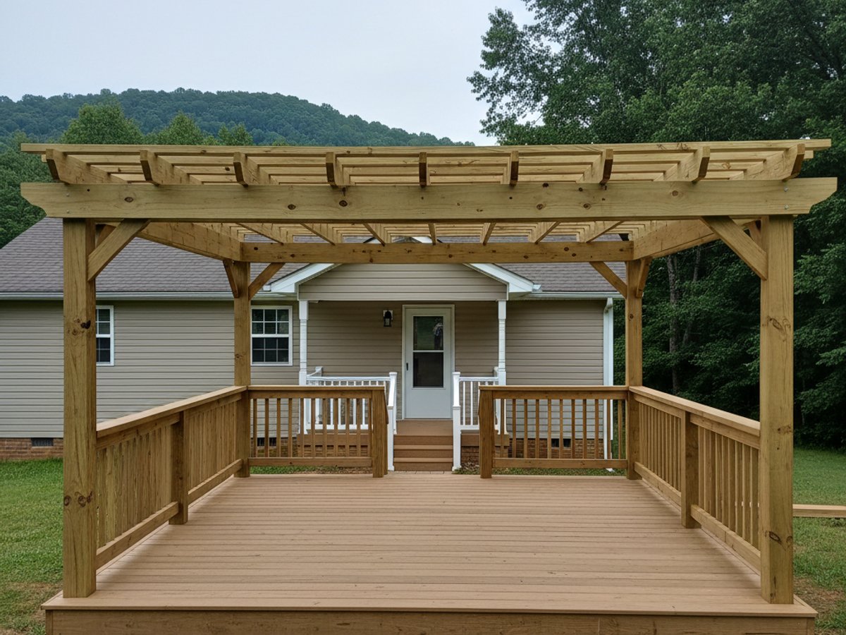 Deck Installation completed by Absolute Deck Solutions in Arlington, TN