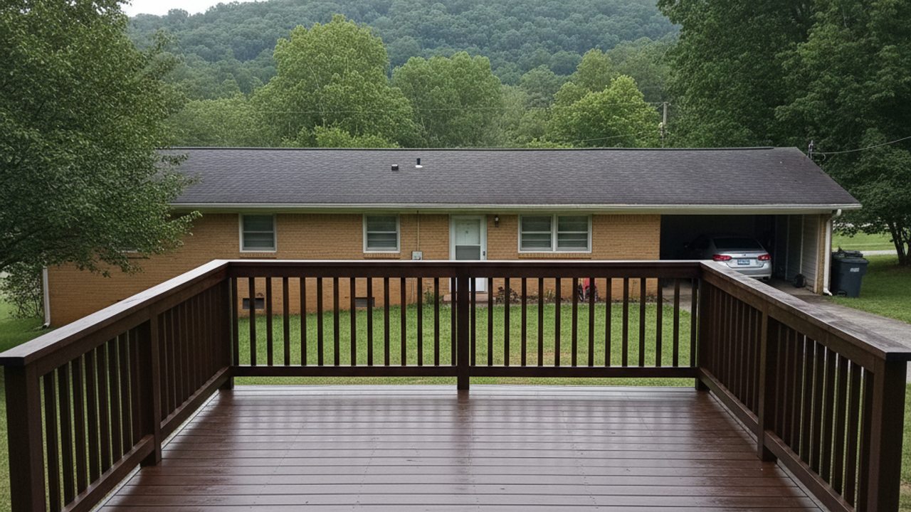 Custom Deck Design completed by Absolute Deck Solutions in Memphis, TN